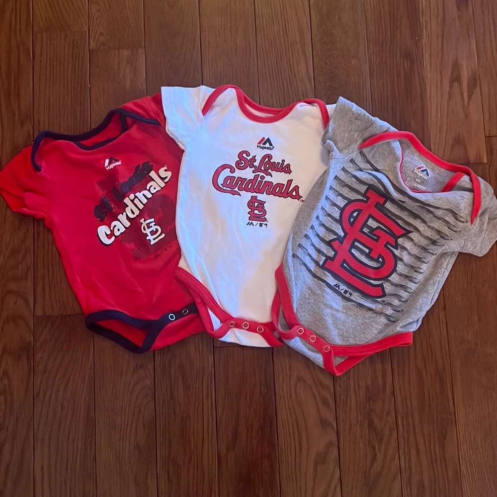Set of 2 StL Cardinals Onesies